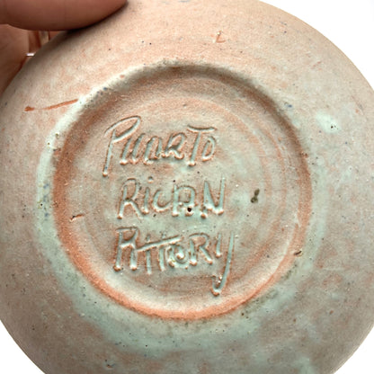 Puerto Rican Pottery Cup and Saucer