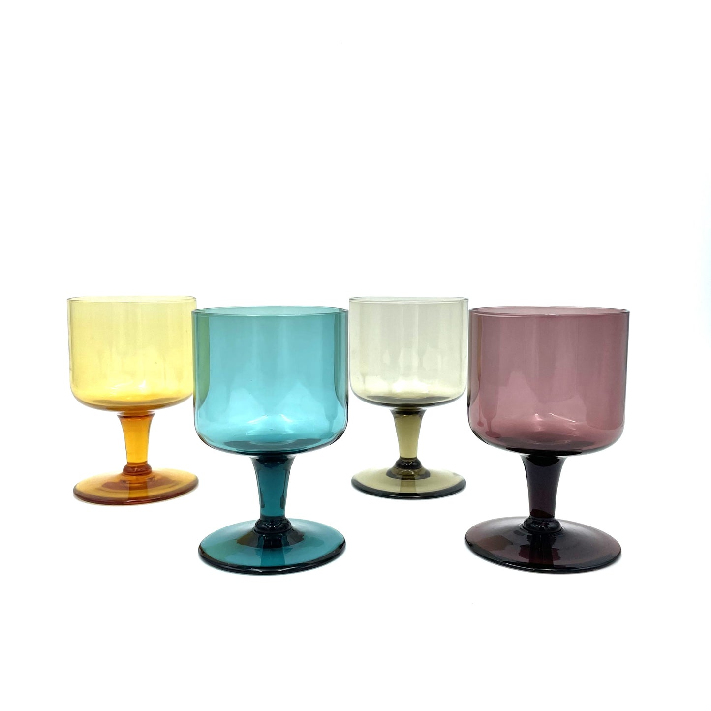 Set of 4 Harlequin Glasses - 10cm