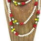 Vintage Glass Fruit Beaded Necklace - 130cm