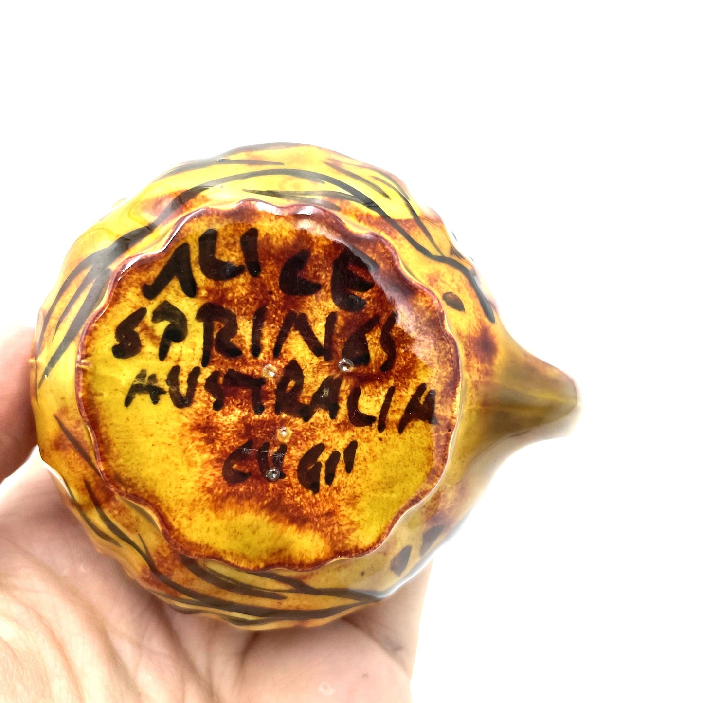 Handmade Alice Springs Pottery Jug - 9cm