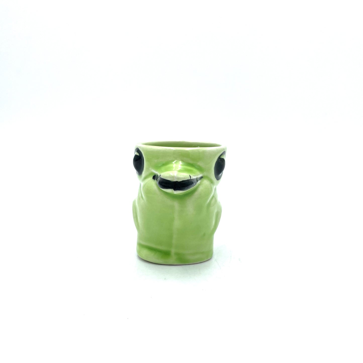 Vintage Green Bird Egg Cup - 6cm