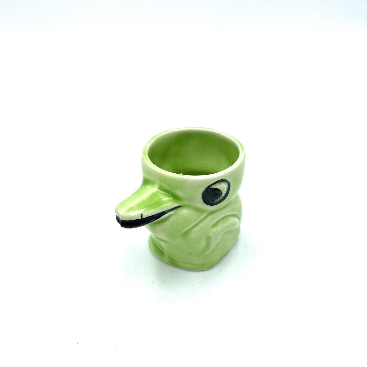 Vintage Green Bird Egg Cup - 6cm