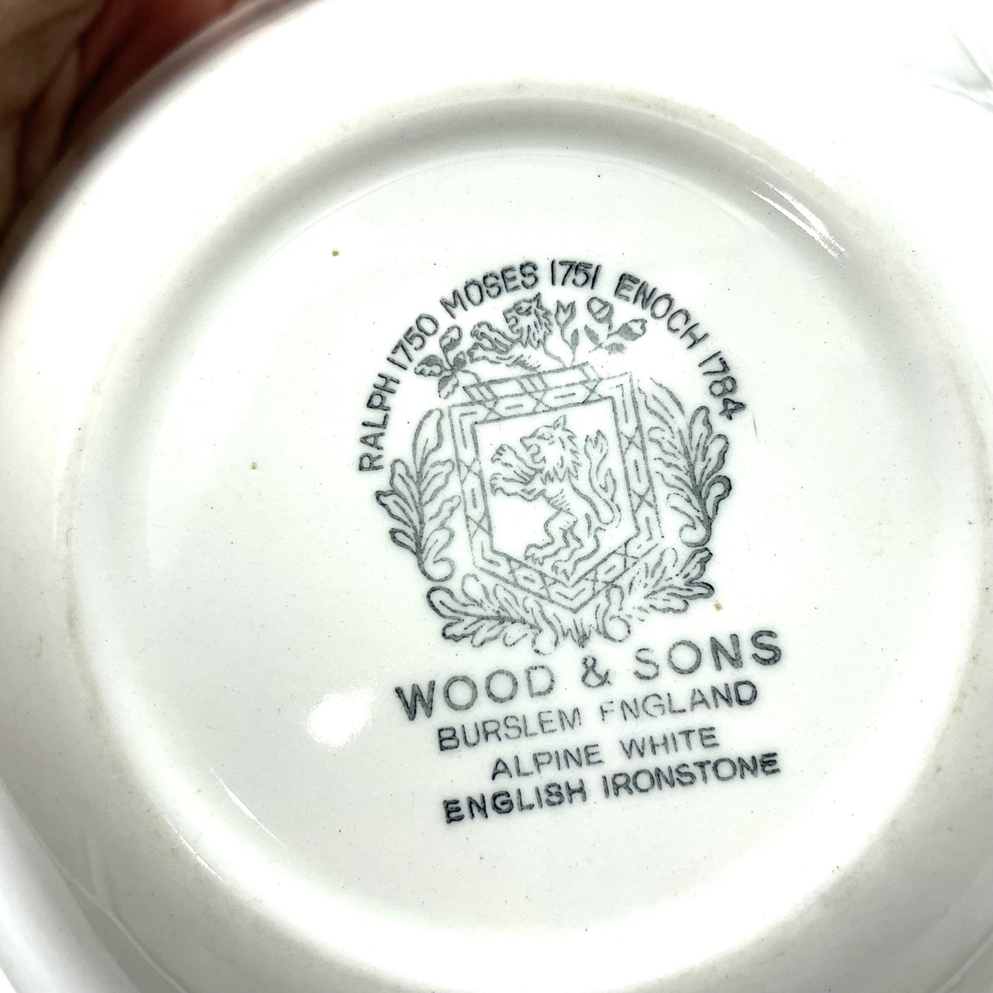 Woods & Sons English Nursery Rhymes Plate, Bowl and Mug Trio