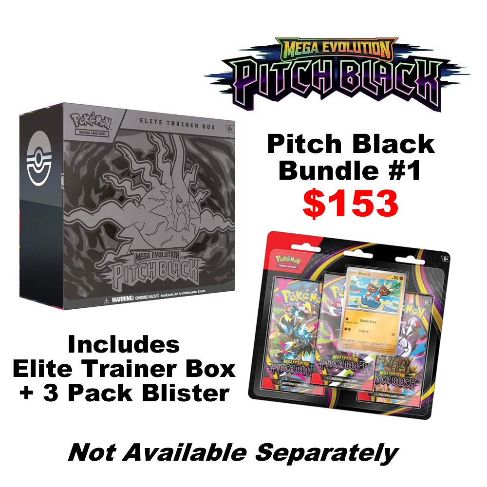 Pokemon TCG - Mega Evolution: Pitch Black Bundle #1