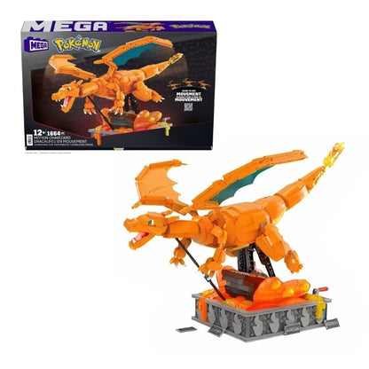 Mega Bloks - Pokemon 'Motion Charizard' - 1664 Pieces