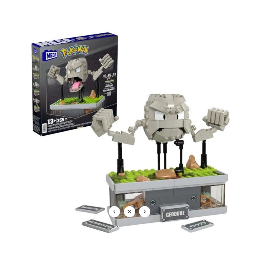 Mega Bloks - Pokemon 'Mini Motion Geodude' - 355 Pieces