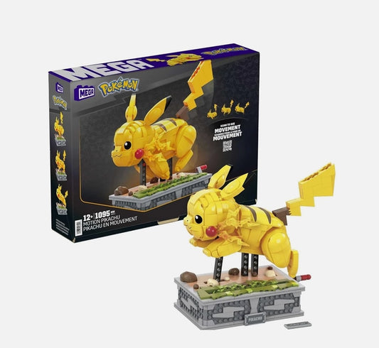Mega Bloks - Pokemon 'Motion Pikachu' - 1095 Pieces