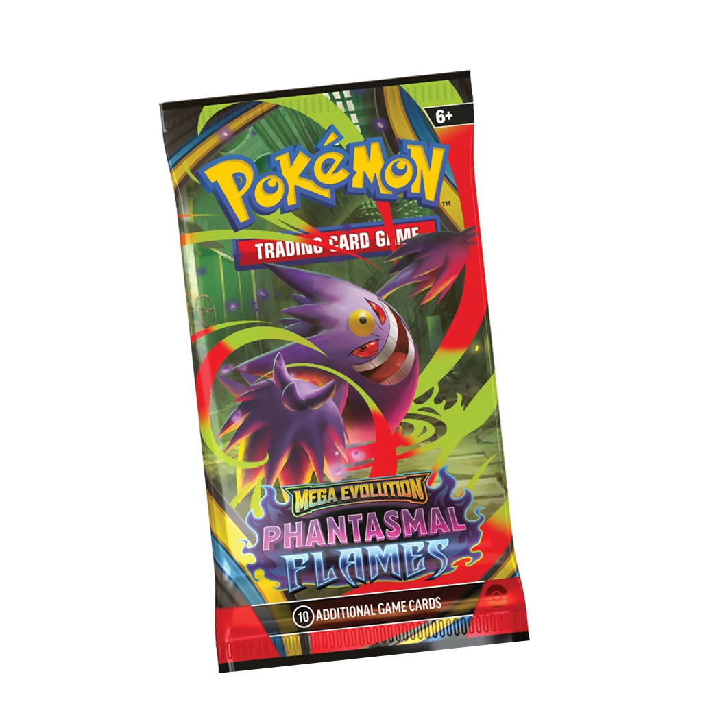 Pokemon TCG - Mega Evolutions: Phantasmal Flames Booster  (Single Pack)