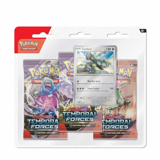 Pokemon TCG - Scarlet & Violet: Temporal Forces Three Booster Pack - Cyclizar