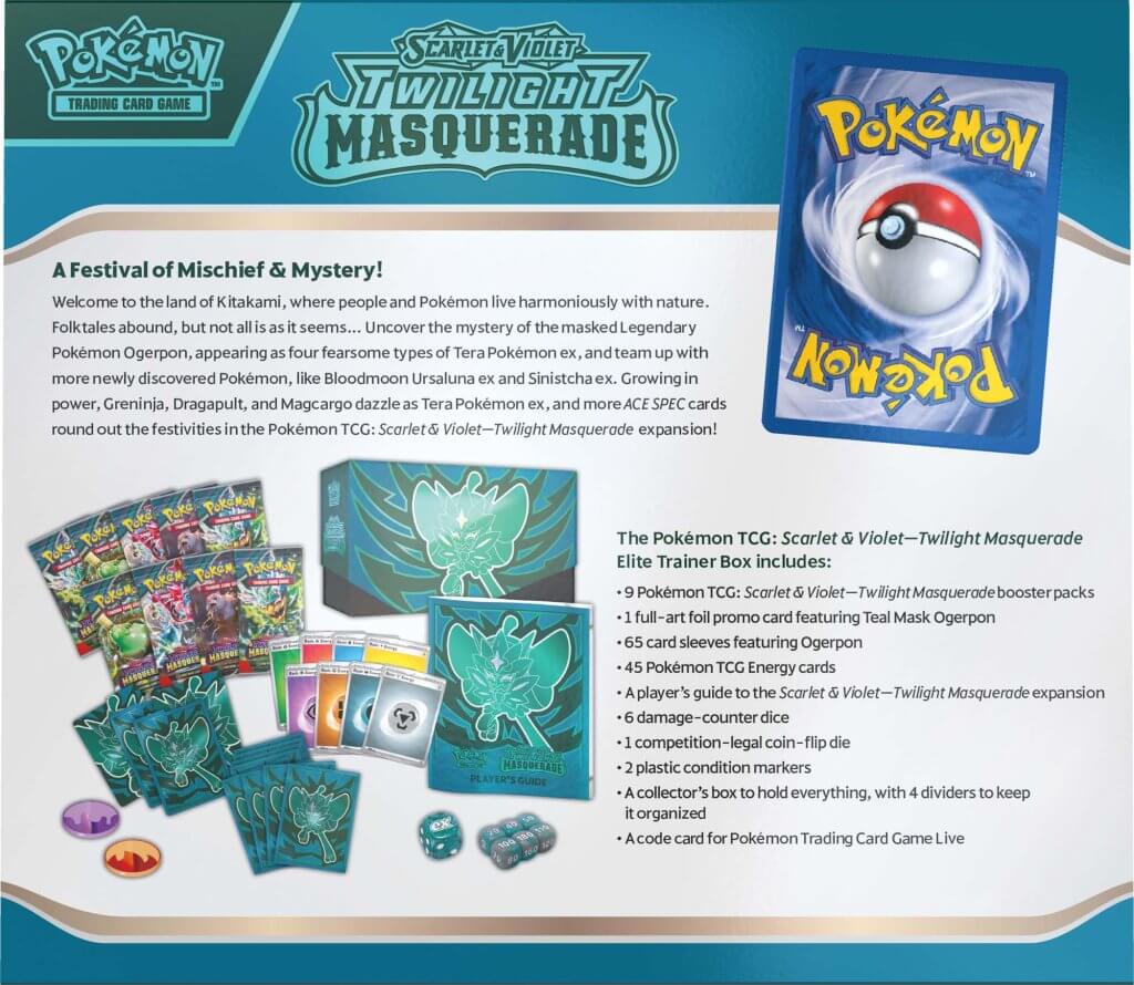 Pokemon TCG - Scarlet & Violet: Twilight Masquerade Elite Trainer Box