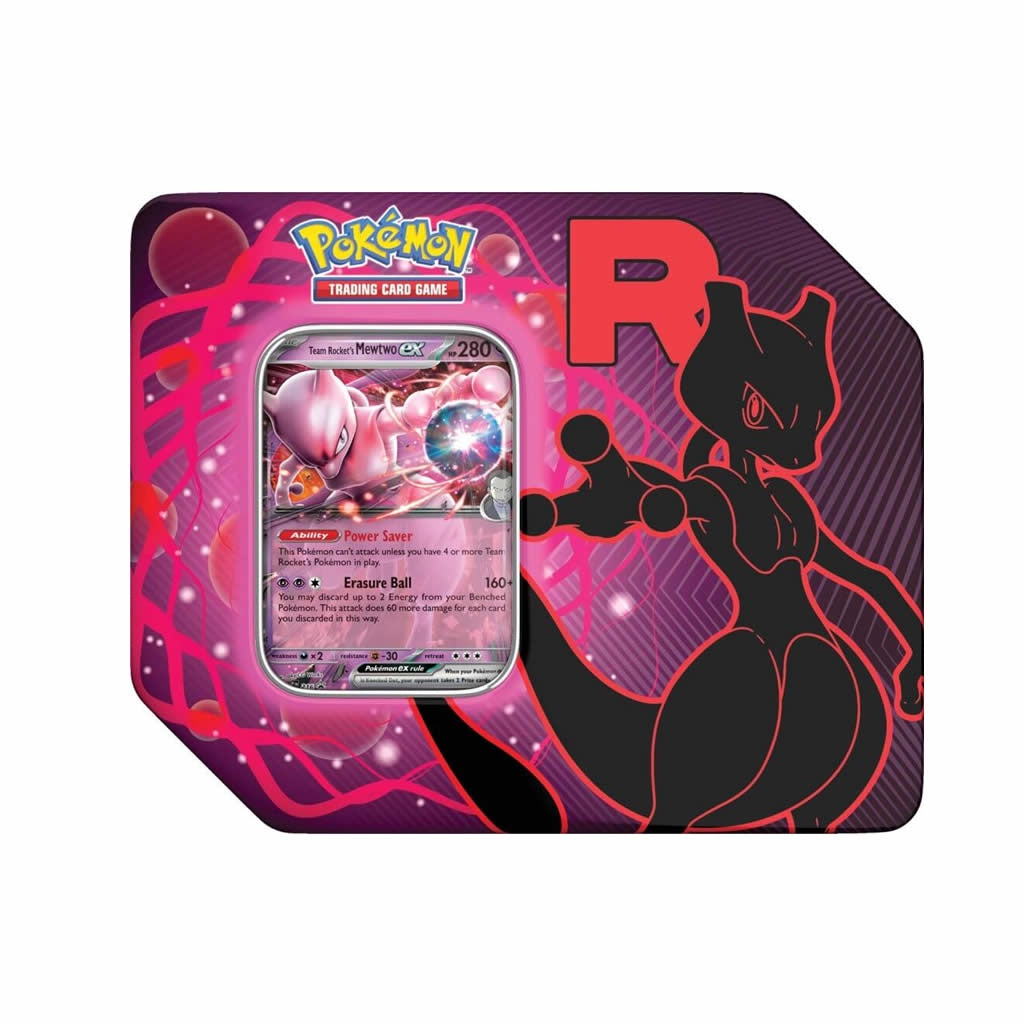 Pokemon TCG - Team Rocket Tin - Mewtwo ex