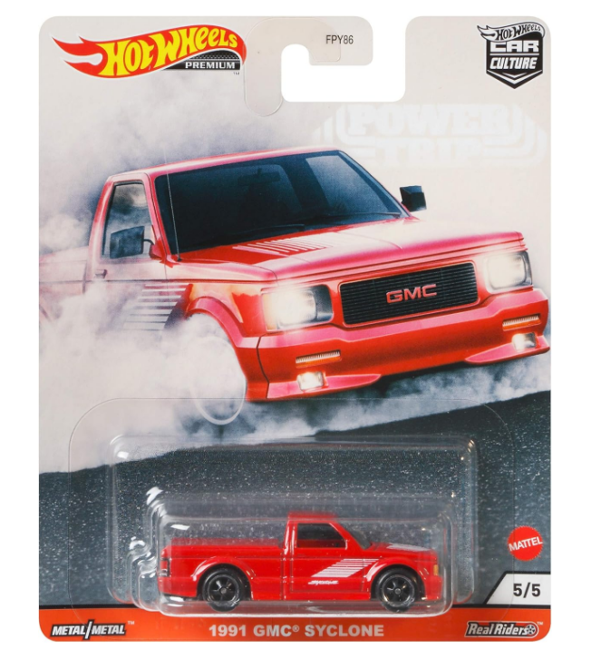 Hot Wheels Premium - Car Culture - Power Trip - 1991 GMC Syclone