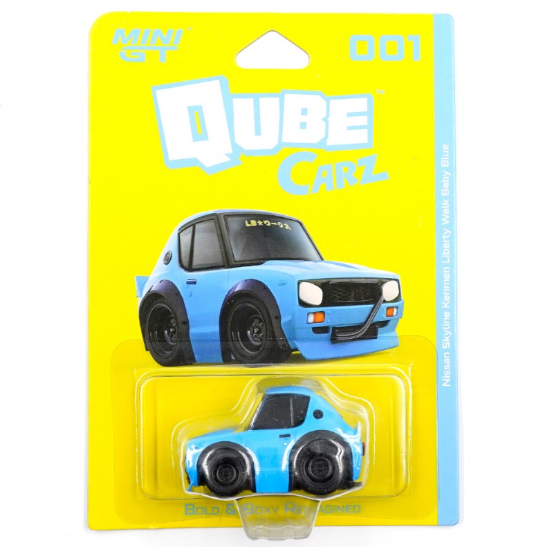 MiniGT - Qube Carz - Nissan Skyline Kenmeri Liberty Walk Baby Blue