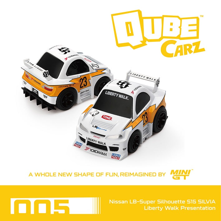 MiniGT - Qube Carz - Nissan LB-Super Silhouette S15 SILVIA  Liberty Walk Presentation