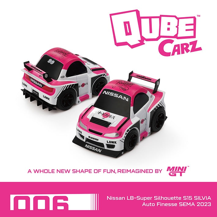 MiniGT - Qube Carz - Nissan LB-Super Silhouette S15 SILVIA Auto Finesse SEMA 2023