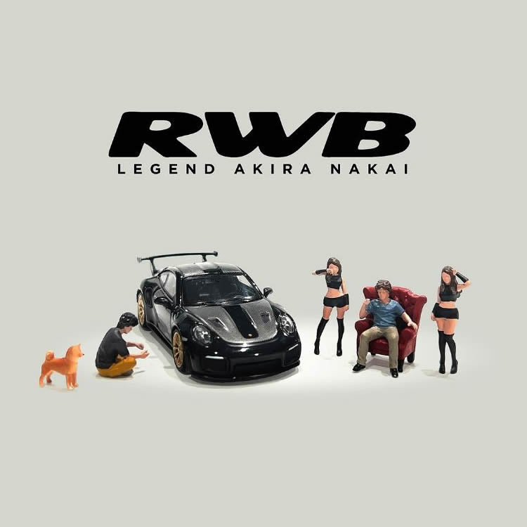 American Diorama - Diecast Figures 'RWB Legend' Set - 1:64 Scale