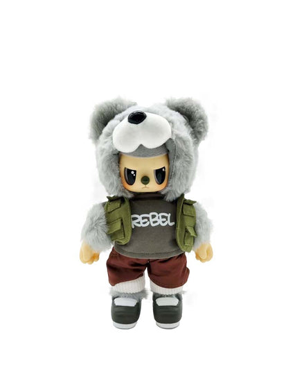 Rebel Bear - Movable - Street Series - Blind Box Assorted Plush Figures