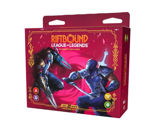 Riftbound: League of Legends TCG - Showdown Deck Display - Vendetta: Zen vs Shen