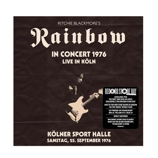 NEW - Ritchie Blackmore's Rainbow, Live from Koln 1976 (Coloured) 3LP - RSD2026
