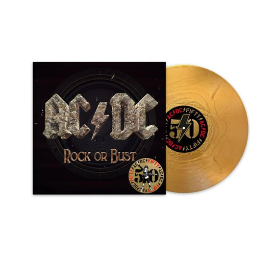 NEW - AC/DC, Rock Or Bust (Gold Nugget) LP