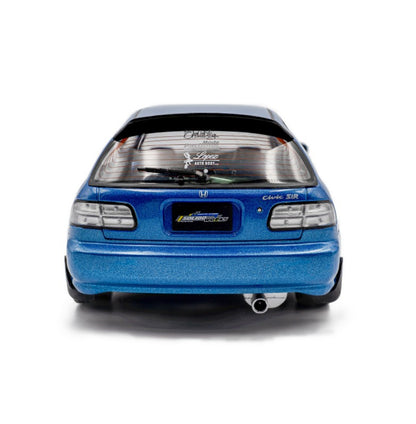 Solido - 1991 Honda Civic (EG6) 'Solido Works' (Cobalt Blue Pearl) - 1:18 Scale