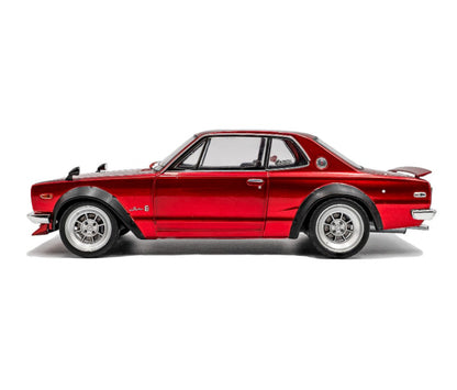 Solido - 1970 Nissan Skyline (C10) Hakosuka (Metallic Red) - 1:18  Scale