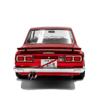Solido - 1970 Nissan Skyline (C10) Hakosuka (Metallic Red) - 1:18  Scale