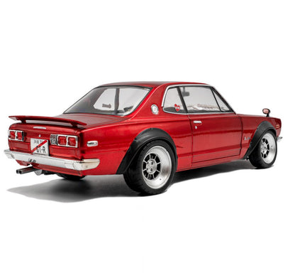 Solido - 1970 Nissan Skyline (C10) Hakosuka (Metallic Red) - 1:18  Scale