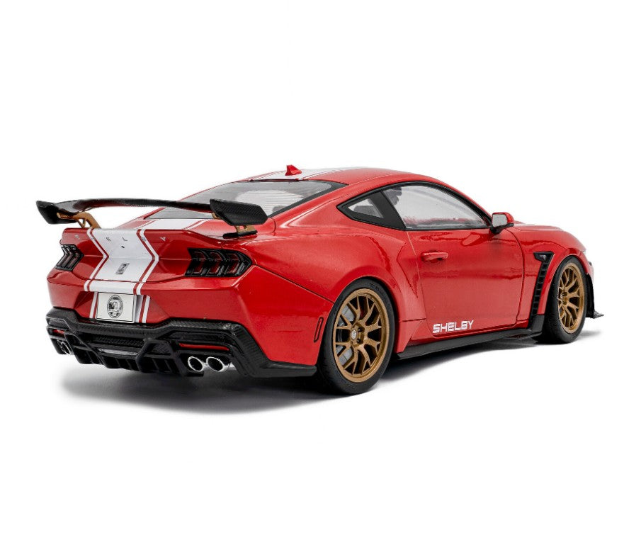 Solido - 2025 Ford Shelby Mustang Super Snake (Red) - 1:18 Scale