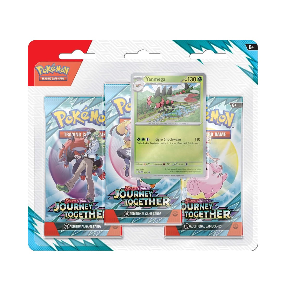 Pokemon TCG - Scarlet & Violet: Journey Together 3 Pack Blister - Yanmega