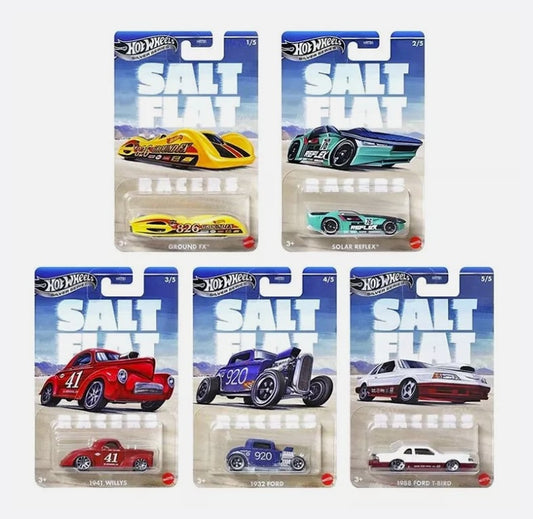 Hot Wheels - 'Salt Flats' Racer Series - Set of 5