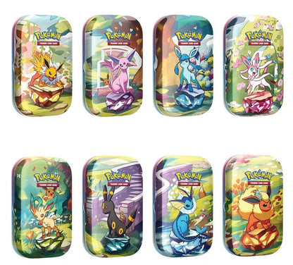 Pokemon TCG - Scarlet & Violet: Prismatic Evolutions - Mini Tin (Set of 8)