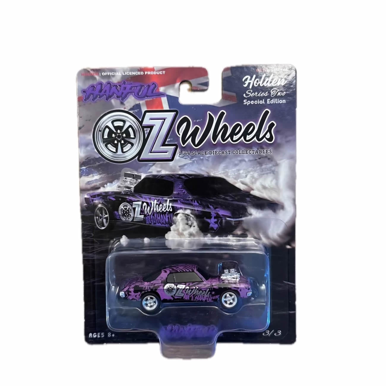 Oz Wheels - Holden Monaro 'Hanful' - Oz Wheels Wrapped - 1:64 Scale