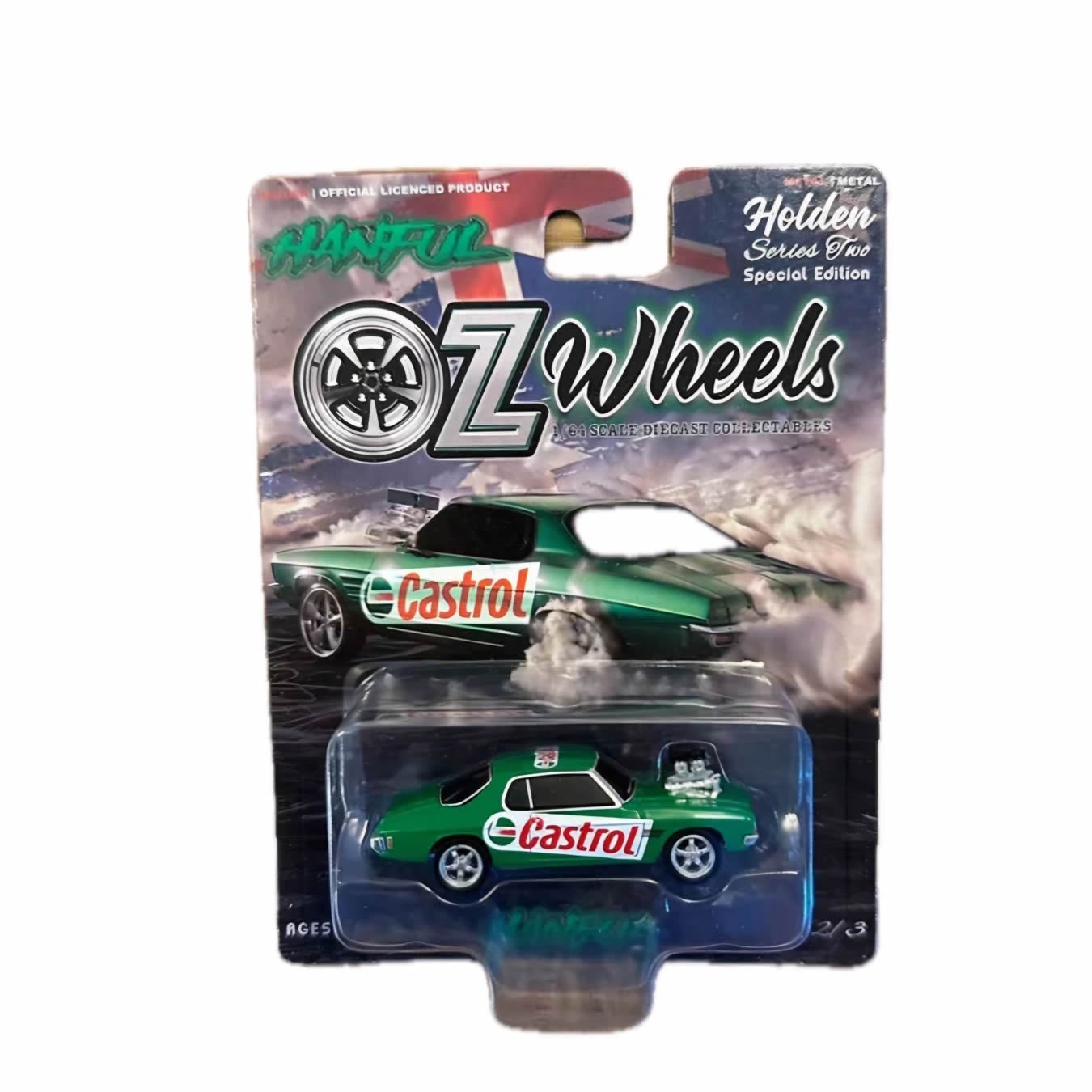 Oz Wheels - Holden Monaro 'Hanful' - Castrol - 1:64 Scale