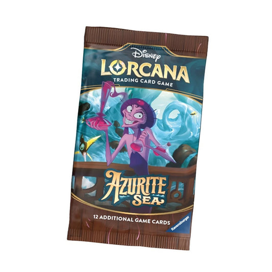 Disney Lorcana TCG - Azurite Sea Booster: S6 (Single Pack)