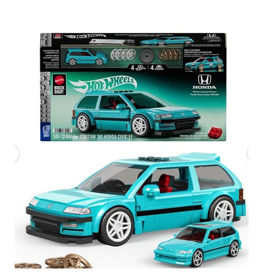 Mattel - Hot Wheels Speed Series - Custom '90 Honda Civic EF - 248 Pieces