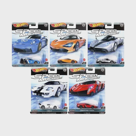 Hot Wheels -  Car Culture - Speed Machines - Set of 5