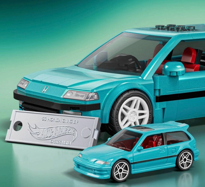 Mattel - Hot Wheels Speed Series - Custom '90 Honda Civic EF - 248 Pieces