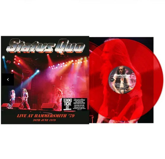 NEW - Status Quo, Live in Hammersmith 1979 (Red) 2LP - RSD2026