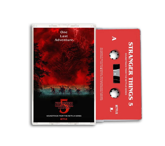 NEW - Soundtrack, Stranger Things 5 (Red) Cassette