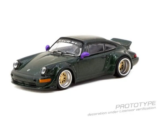 Tarmac Works - Porsche RWB 964 (Dark Green) - 1:64 Scale