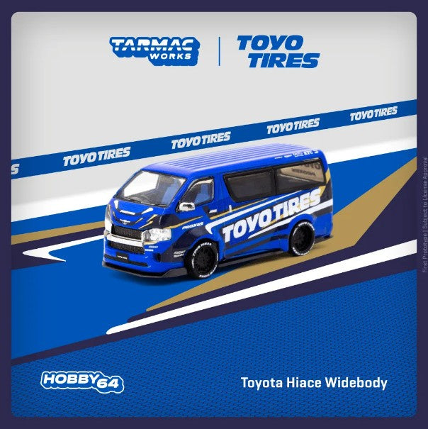 Tarmac Works - Toyota Hiace Widebody 'Toyo Tires' - 1:64 Scale