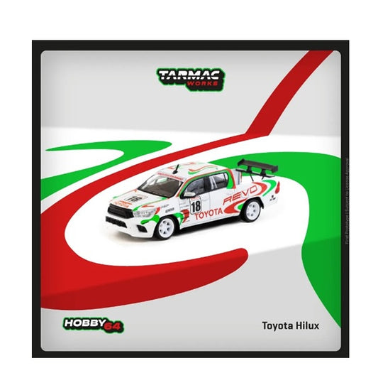 Tarmac Works - Toyota Hilux #18 'Revo' - 1:64 Scale