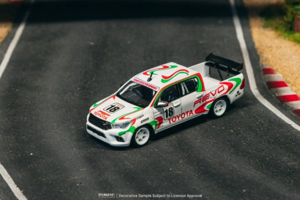 Tarmac Works - Toyota Hilux #18 'Revo' - 1:64 Scale