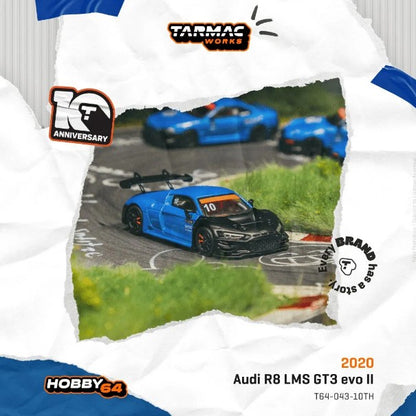 Tarmac Works - 2020 Audi R8 LMS GT3 EVO II  '10th Anniversary'