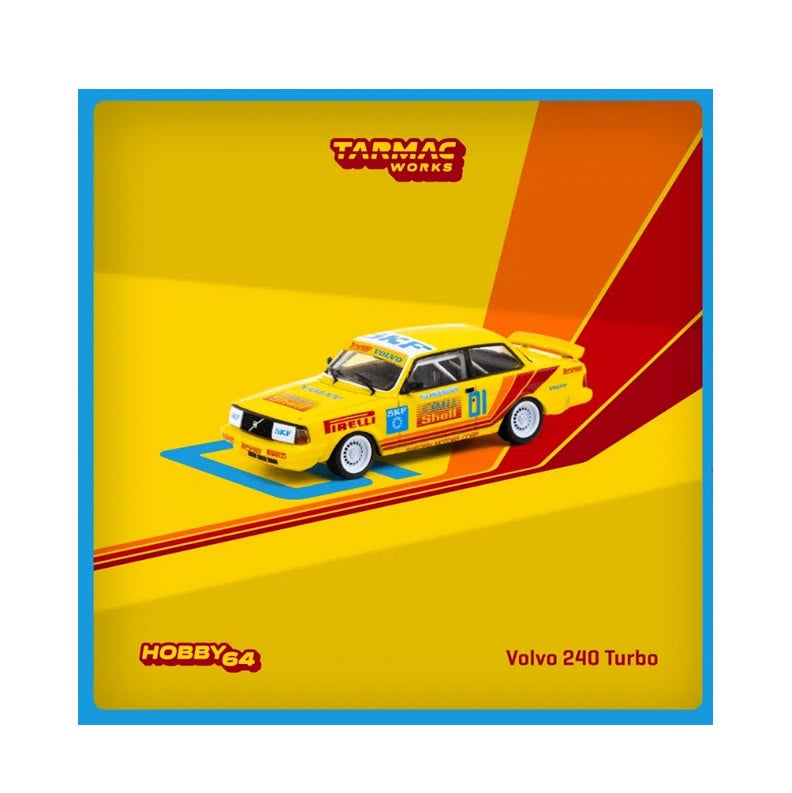 Tarmac Works - Volvo 240 Turbo Thai Group A Championship Bira Circuit Pattaya Winner 1988 - 1:64 Scale