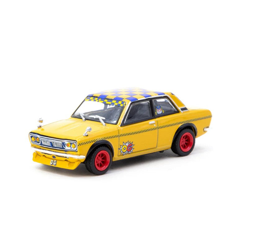Tarmac Works - Datsun 510 'OG' (Yellow) - 1:64 Scale