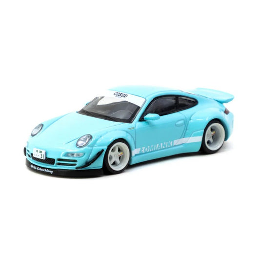 Tarmac Works - Porsche RWB 997 Lomianki (Blue) - 1:64 Scale