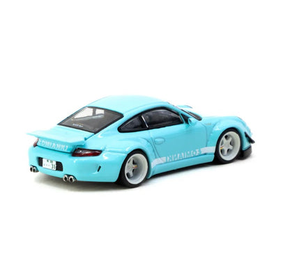 Tarmac Works - Porsche RWB 997 Lomianki (Blue) - 1:64 Scale