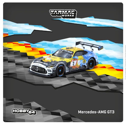 Tarmac Works - Mercedes-AMG GT3 Nürburgring 24h 2020 Y. Buurman / N. Bastian / P. Ellis / H. Haupt #2 - 1:64 Scale